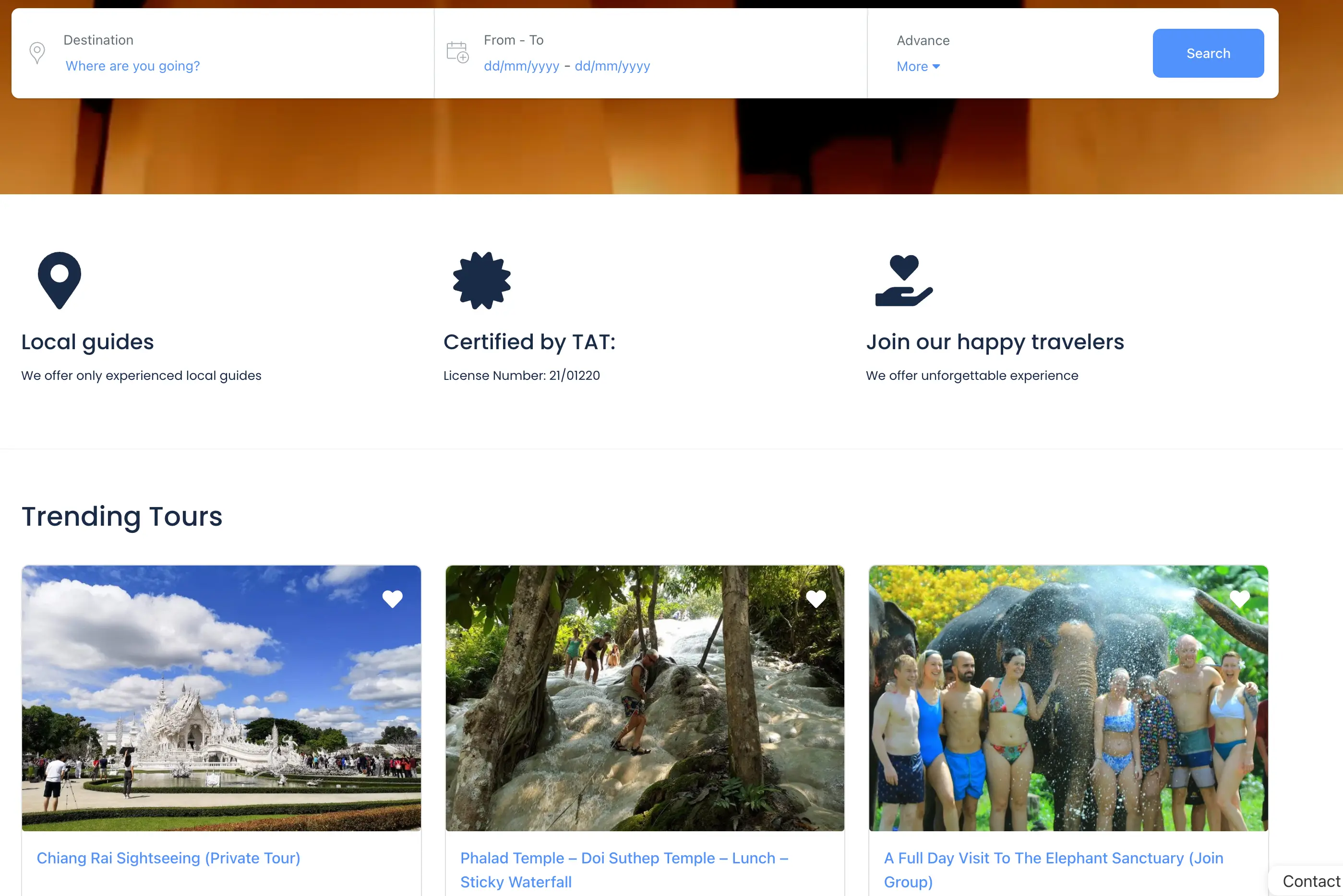 Strona internetowa Elledee Travel – nowoczesny design dla biura podróży